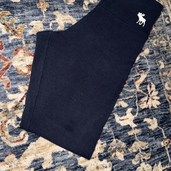 Abercrombie kids Abercrombie & fitch navy blue girls/youth/kids leggings 9/10 - Picture 15 of 15